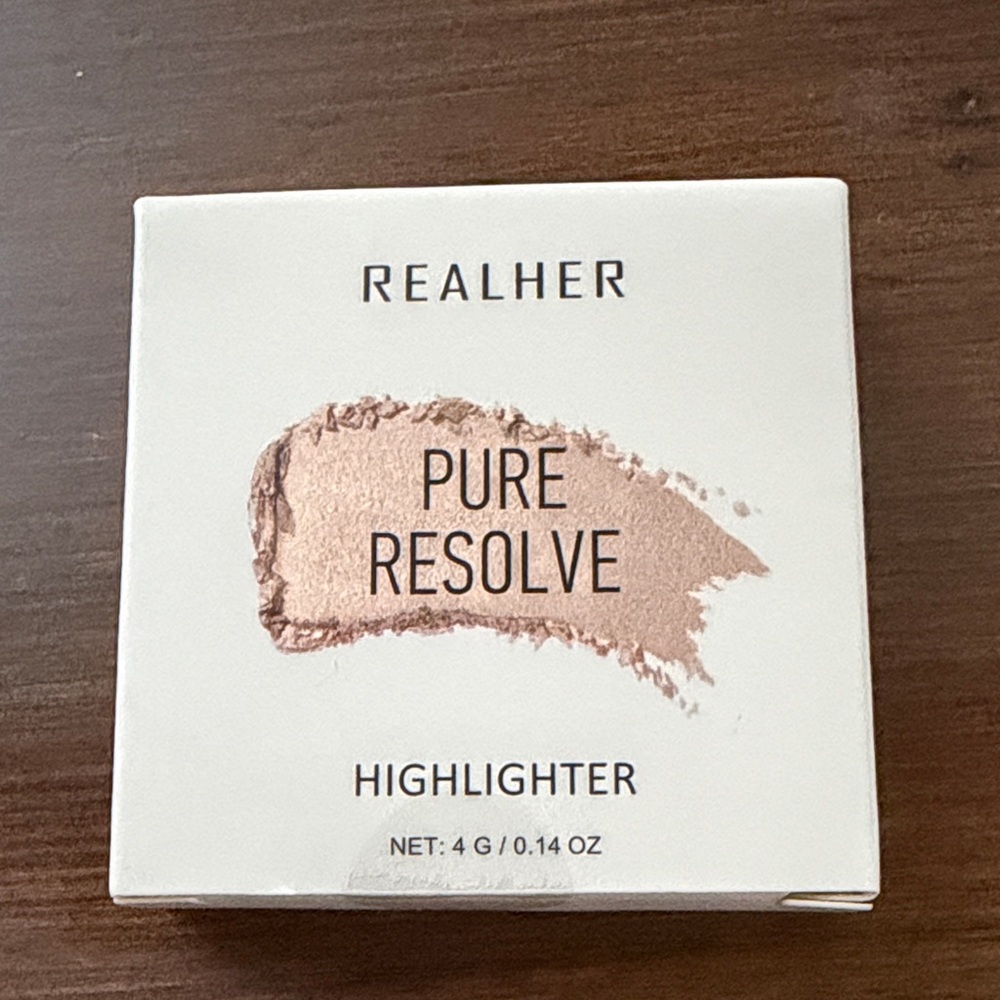 RealHer Pure Resolve Highlighter .14 oz NIB